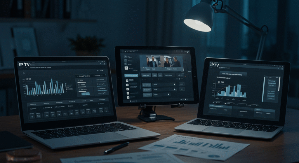 test de comparaison du meilleur IPTV sur tablette et ordinateur portable